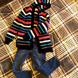 GUC Cardigan and jeans size 8 for little girls!